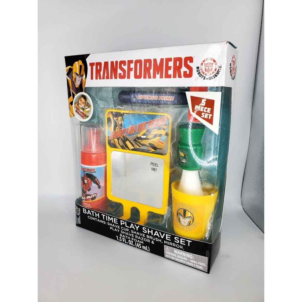 Transformers 5-PC Bath Time Play Set With Play‎ Razor And Mirror - Picture 2 of 9